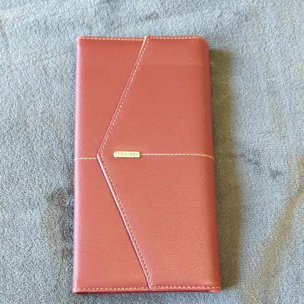 Rolodex Burgundy Business Card Wallet